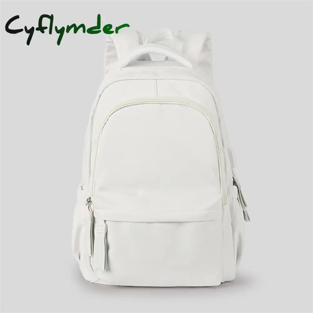 Cyflymder Waterproof Nylon Backpack With Usb Charging Port For School And Travel - Stylish Durable