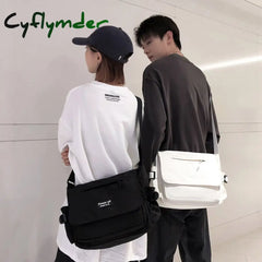 Cyflymder Waterproof Nylon Tote Shoulder Bag For Women Trendy Cool College Student Schoolbags New