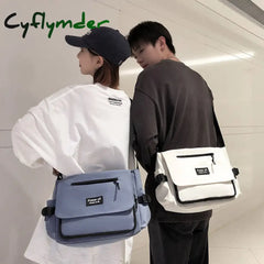 Cyflymder Waterproof Nylon Tote Shoulder Bag For Women Trendy Cool College Student Schoolbags New