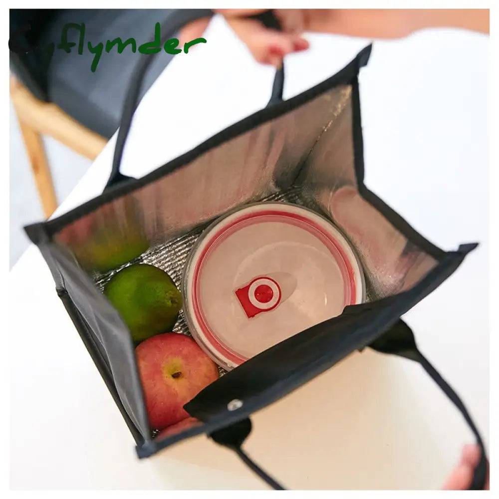 Cyflymder Waterproof Oxford Cloth Lunch Bags Kids School Bento Thermal Pouchs Camping Picnic Fruit