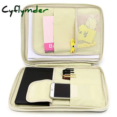 Cyflymder Waterproof Oxfored A4 File Folder Document Bag Business Briefcase Storage For Notebooks