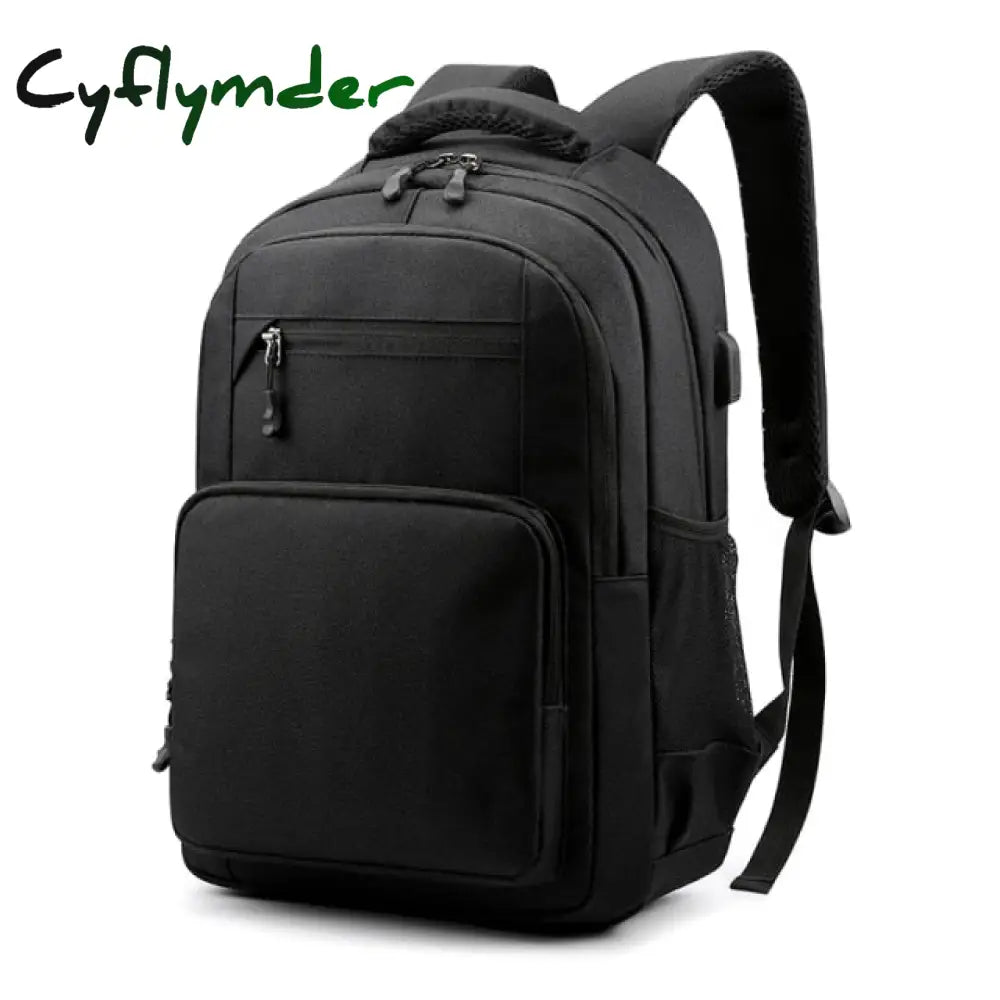 Cyflymder Waterproof School Backpack For Teenagers Boy Usb Charge Bagpack Male Bags College Student