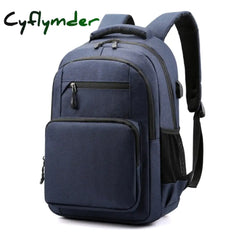 Cyflymder Waterproof School Backpack For Teenagers Boy Usb Charge Bagpack Male Bags College Student