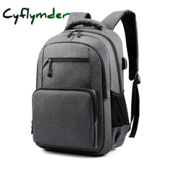 Cyflymder Waterproof School Backpack For Teenagers Boy Usb Charge Bagpack Male Bags College Student