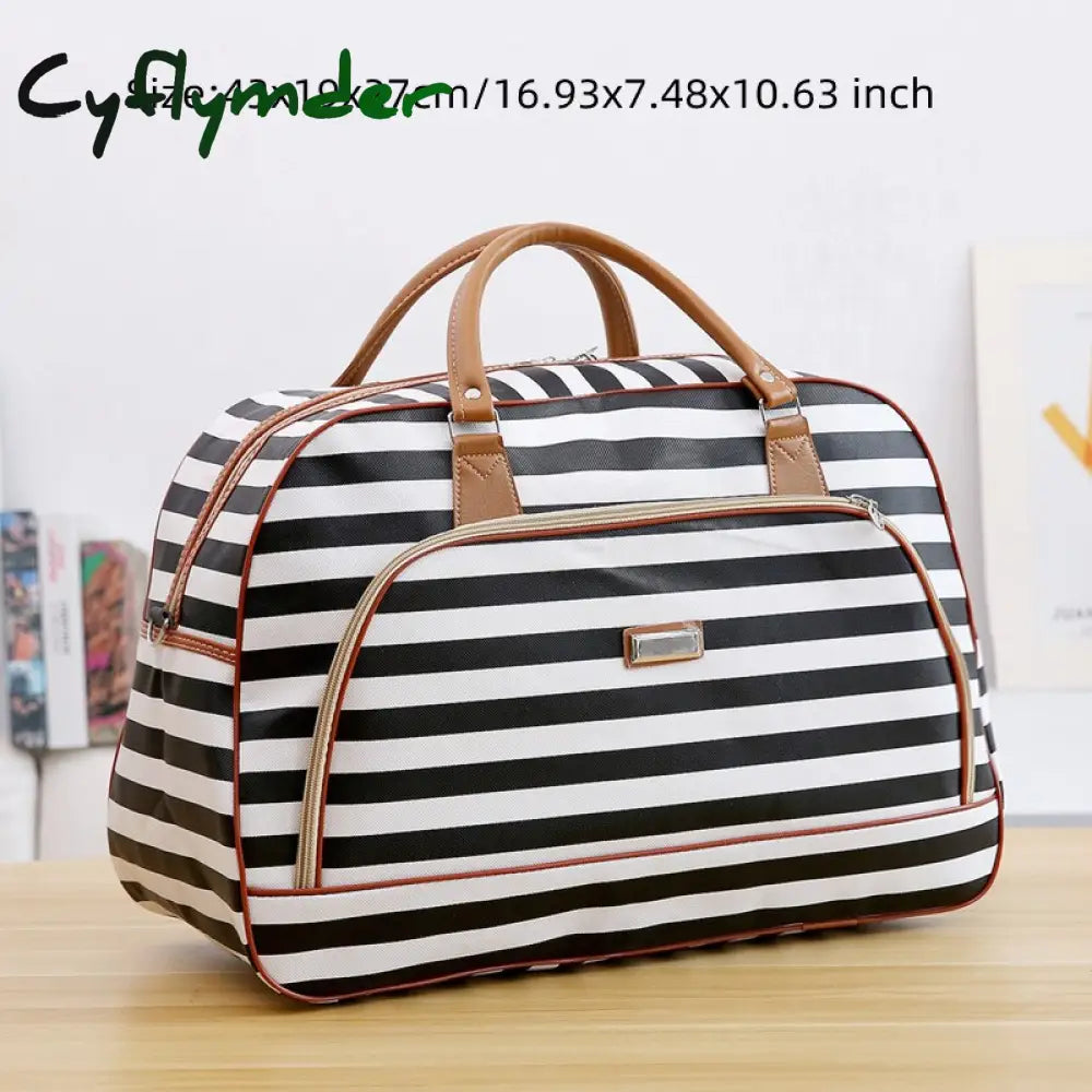 Cyflymder Waterproof Shoulder Duffels Bag Men Women Short Trip Storage Tote Clothes Electronic