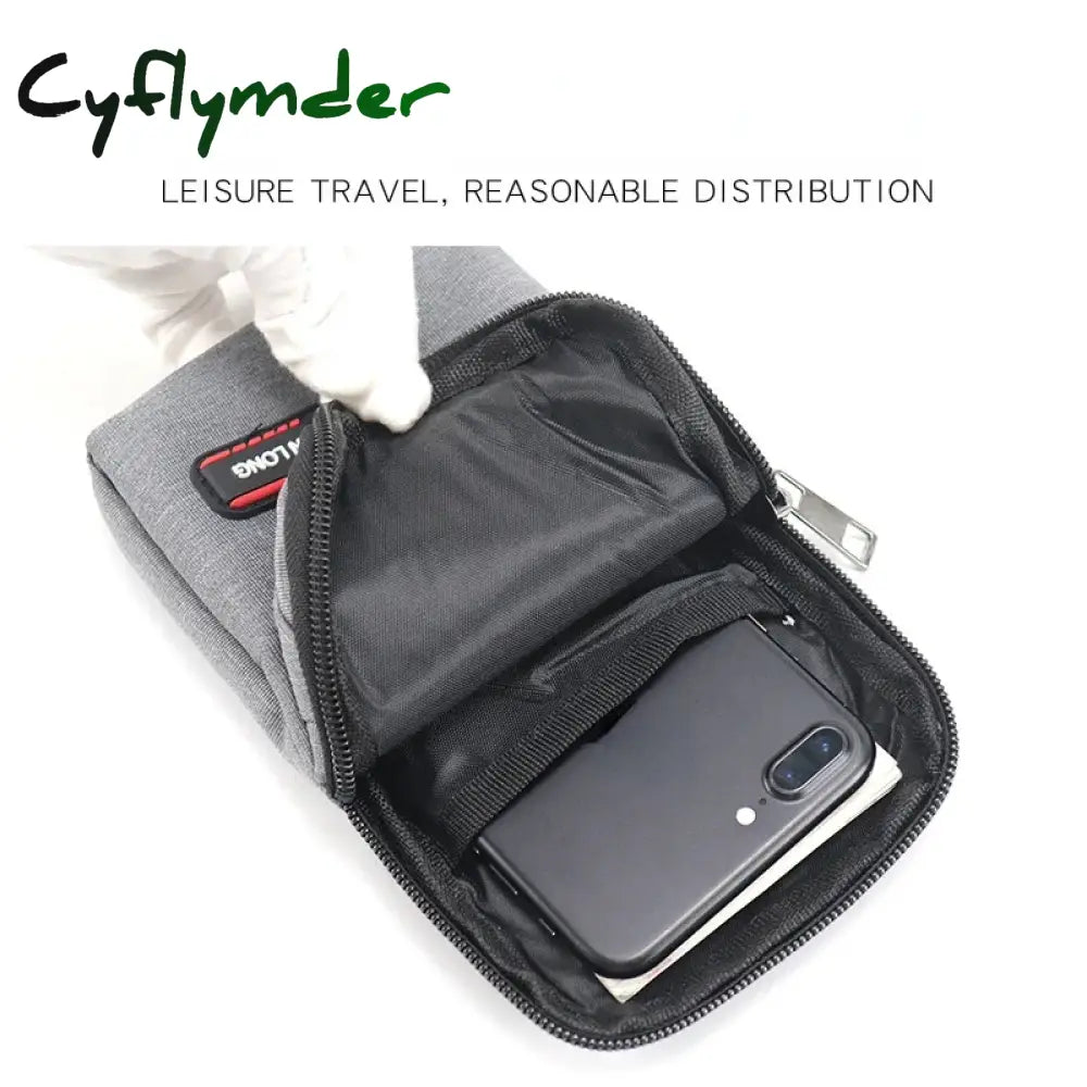 Cyflymder Waterproof Waist Bag Purse Single/double Layer Outdoor Military Waist Fanny Pack Men Phone Pouch Camping