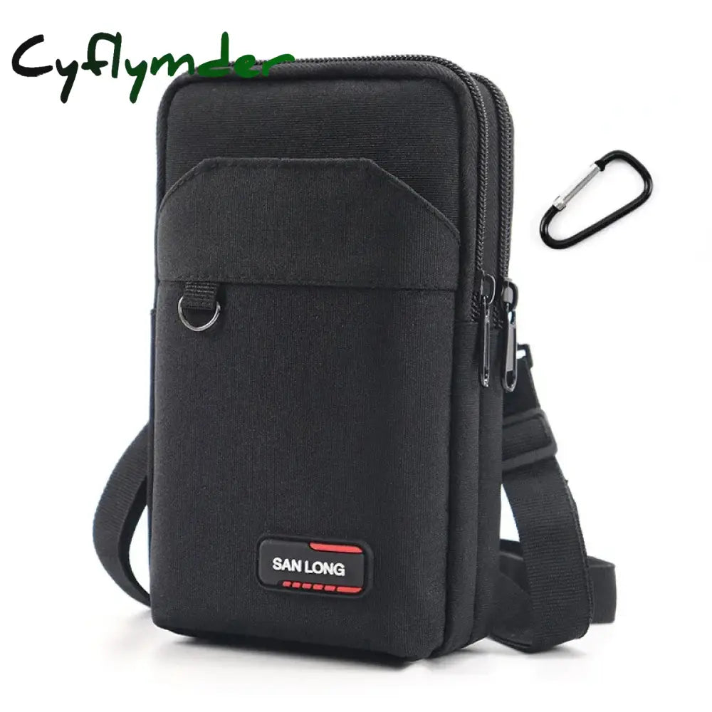 Cyflymder Waterproof Waist Bag Purse Single/double Layer Outdoor Military Waist Fanny Pack Men Phone Pouch Camping