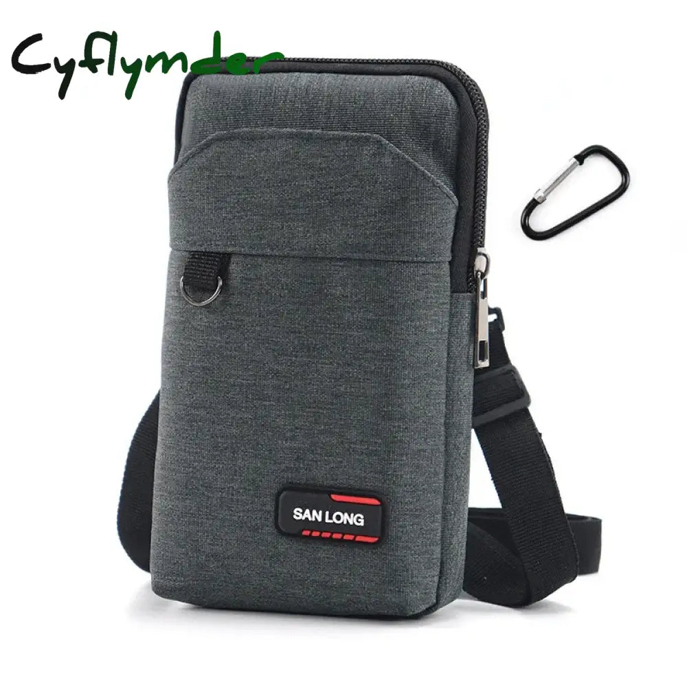 Cyflymder Waterproof Waist Bag Purse Single/double Layer Outdoor Military Waist Fanny Pack Men Phone Pouch Camping