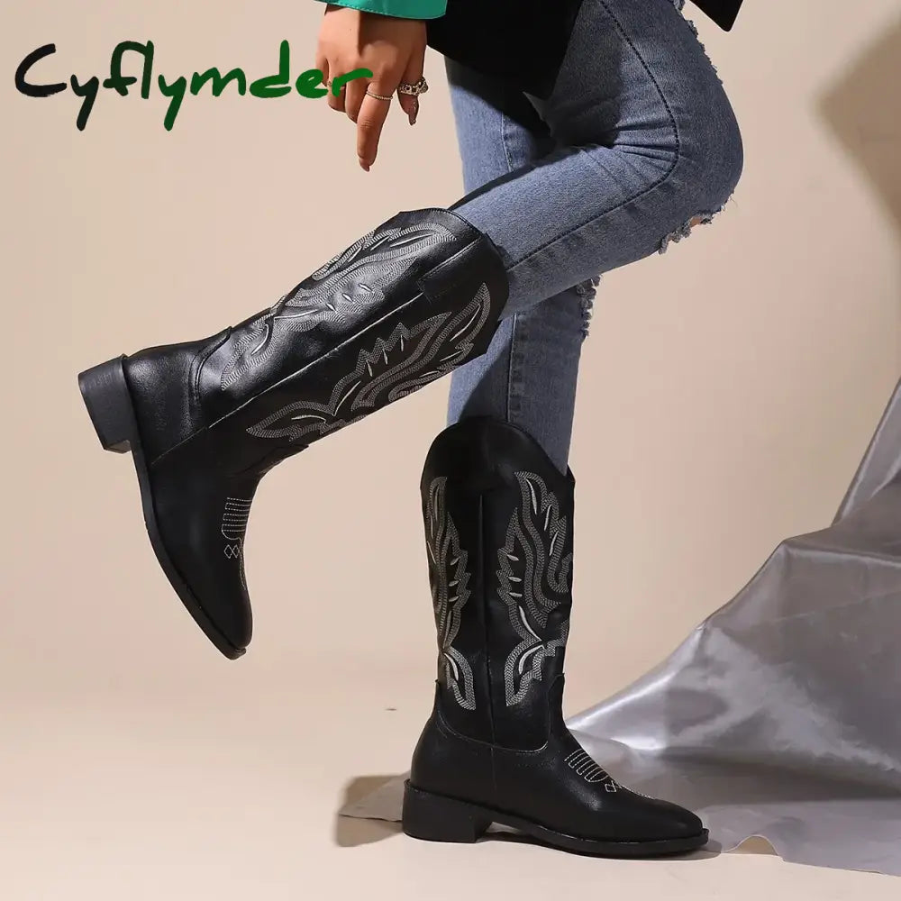 Cyflymder Winter Classic Chelsea Boots for Woman Real Suede Pointy toe Wedges heel Ankle Boots Simple Comfortable