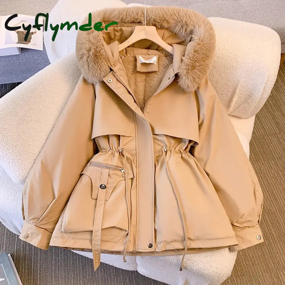 Cyflymder Winter Jacket Women Down Coat Parka Female New Loose Thick Jacket Winter Coats Coat