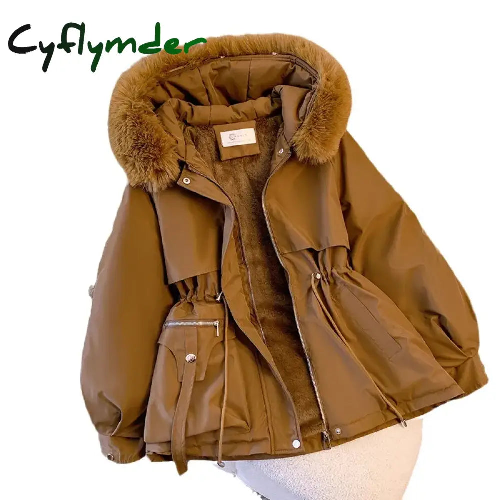 Cyflymder Winter Jacket Women Down Coat Parka Female New Loose Thick Jacket Winter Coats Coat