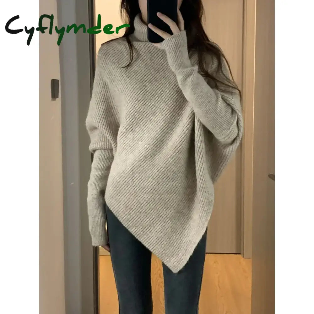 Ladies Sweater Dress Blue with Headings Knitted Tops Sweaters for Women Vintage Crochet Long Cashmere Winter 2024 Trend Luxury