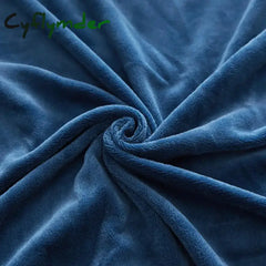 Cyflymder Winter Plush Elastic Fitted Sheet Double Bed Sheet Soft Warm Velvet Bedspread Mattress Cover Bed Linen