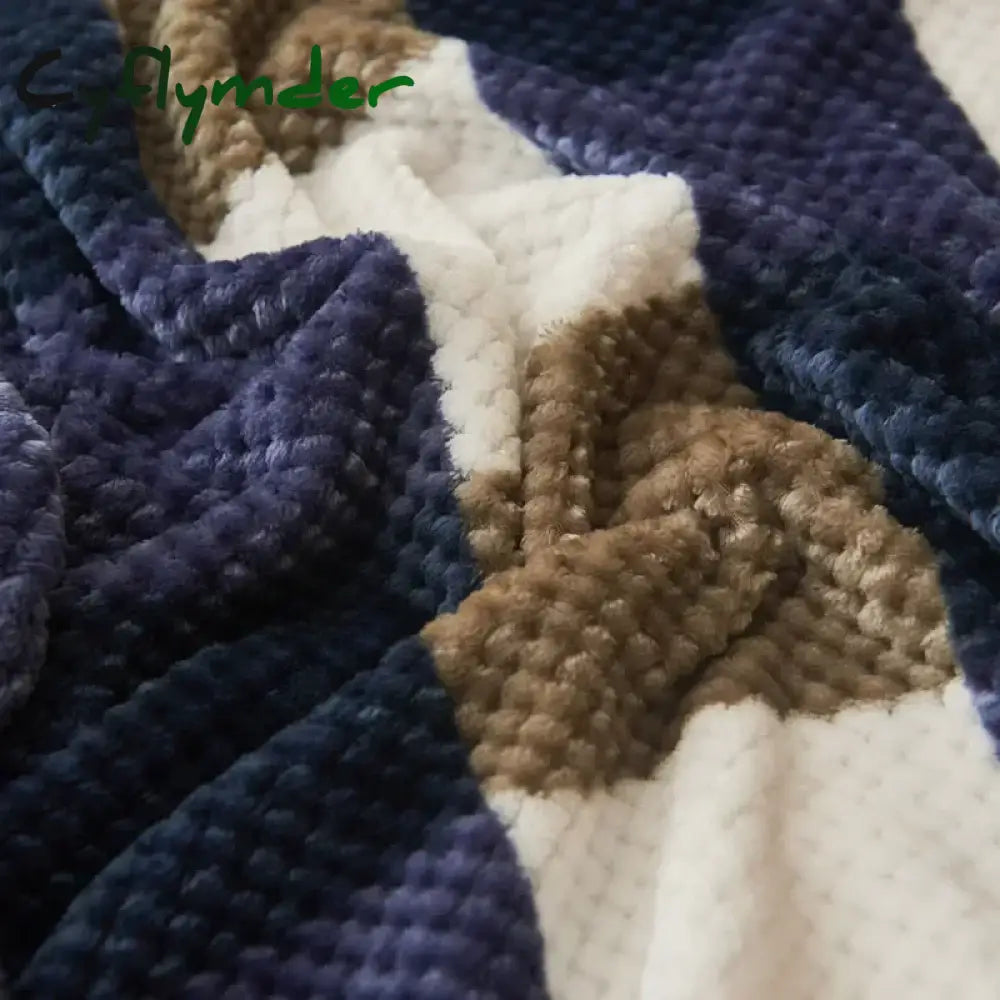 Cyflymder Winter Warm Coral Fleece Fitted Sheet Elastic Mattress Cover 150x200 Fluffy Plush Bed Linen Luxury Double Bed