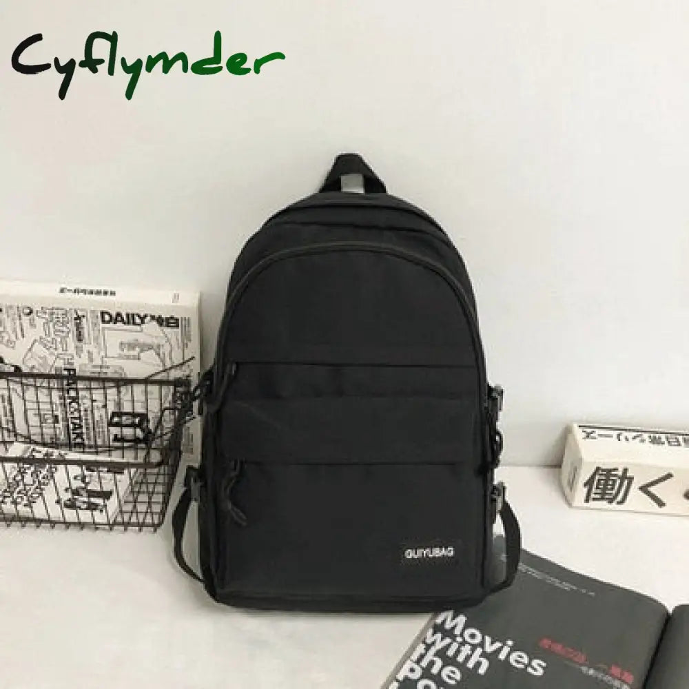 Cyflymder Women Backpack For Teenage Girls Summer New Fashion Female Casual School Students