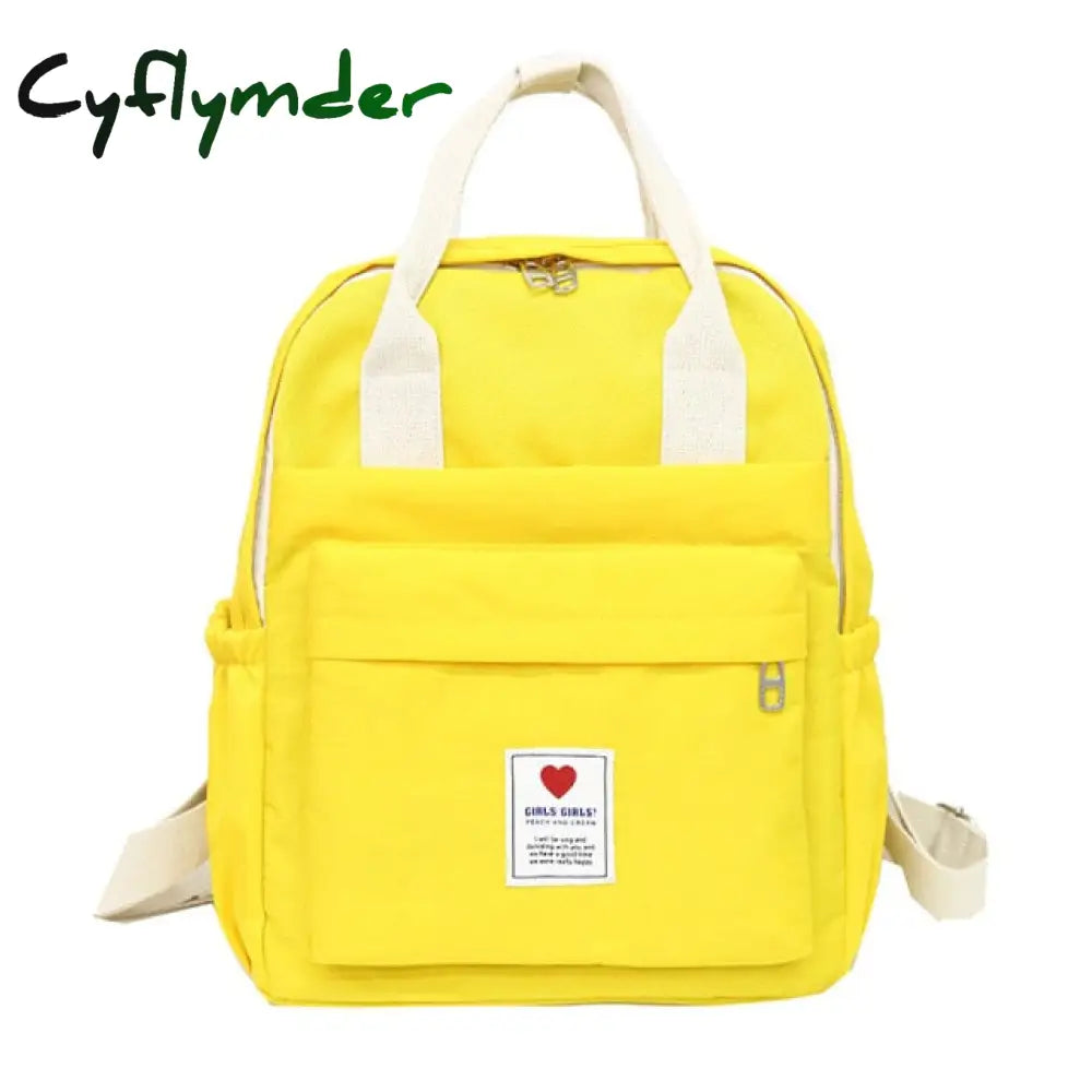 Cyflymder Women Backpack For Teenage Girls Summer New Fashion Female Casual School Students