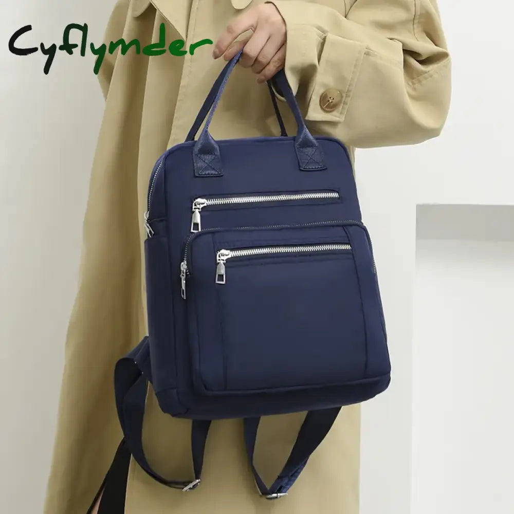Cyflymder Women Backpack Travel Casual Waterproof Oxford Shoulder Bags Female Large Capacity