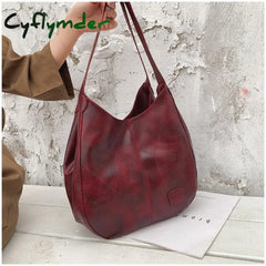 Cyflymder Women Bag Designers Pu Leather Handbags Shoulder Bags Female Luxury Top-Handle Fashion