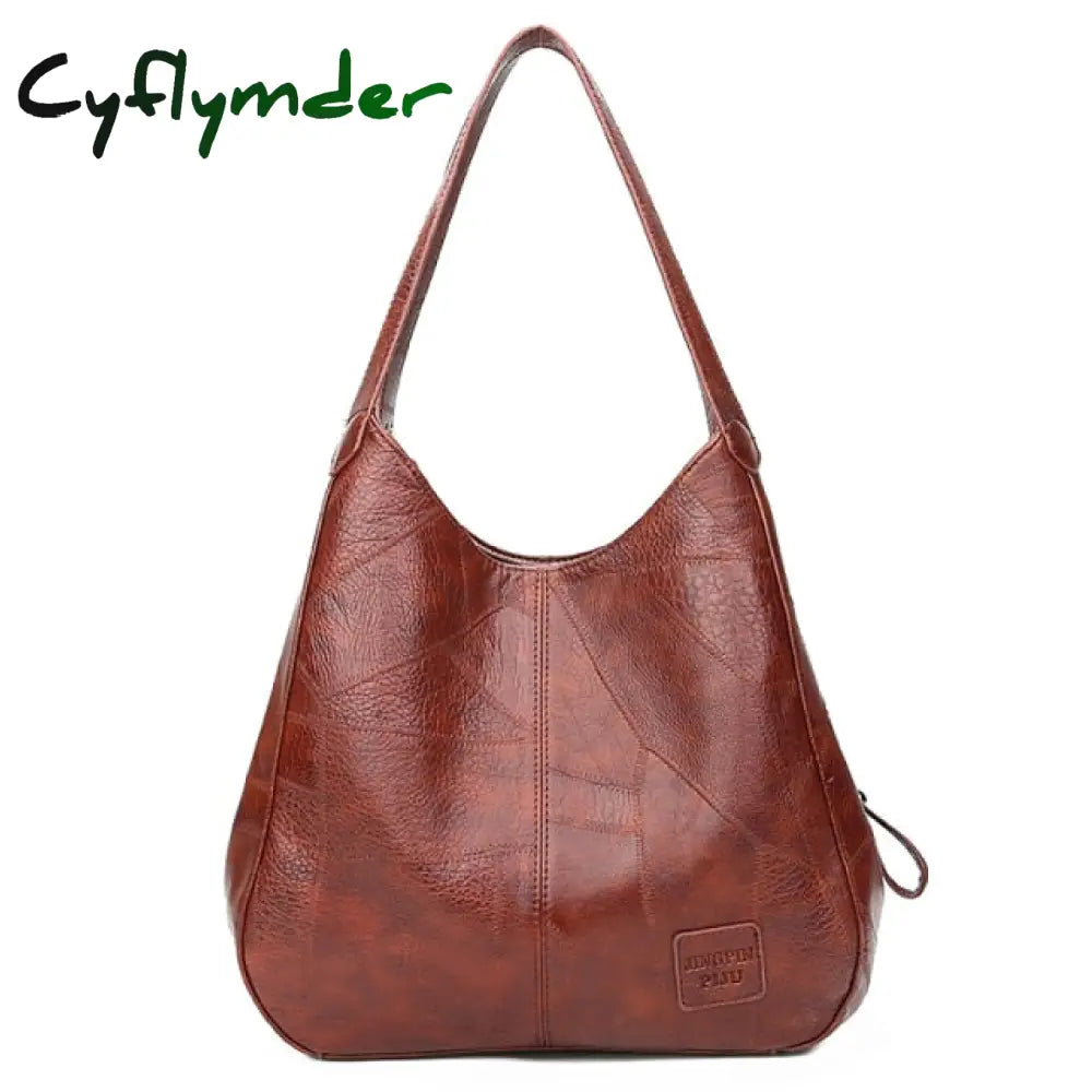 Cyflymder Women Bag Designers Pu Leather Handbags Shoulder Bags Female Luxury Top-Handle Fashion