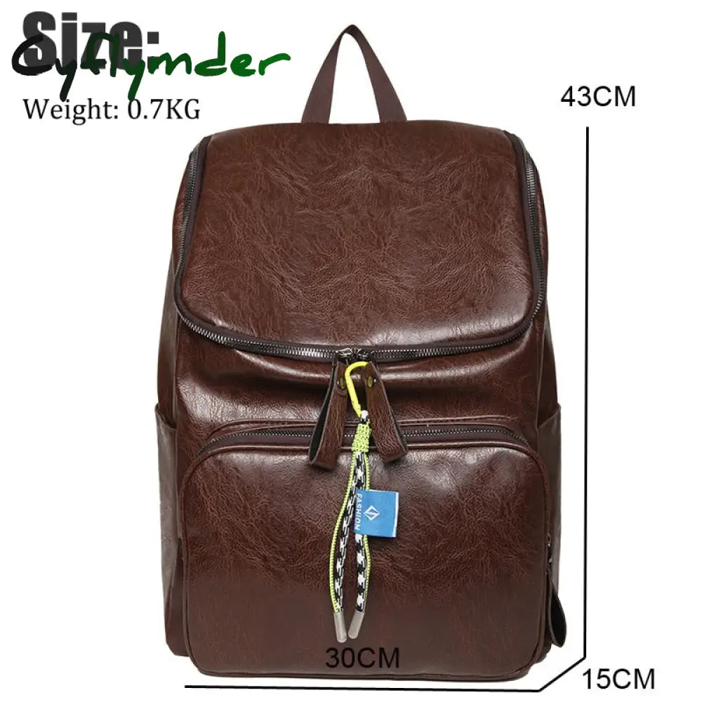 Cyflymder Women Big Backpack Soft Pu Leather Female Large Capacity Backpacks Fashion School Bag For