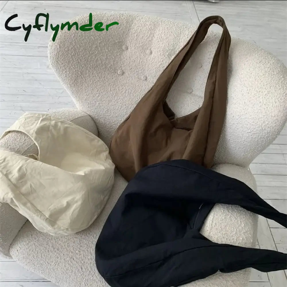 Cyflymder Women Canvas Crossbody Bag Oblique Cross Single Backpack Large Capacity Shoulder Retro