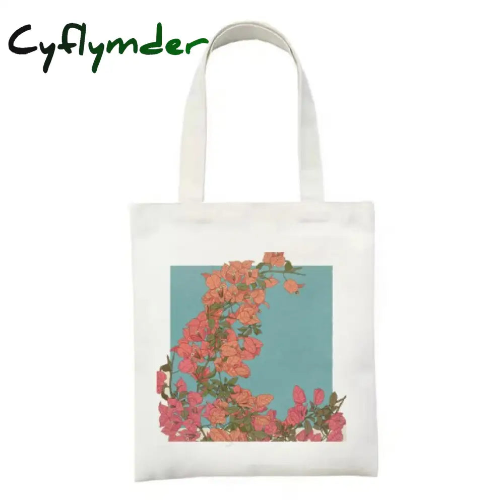 Cyflymder Women Canvas Shopping Bag Large Type Books Female Cotton Cloth Shoulder Eco Handbag Tote