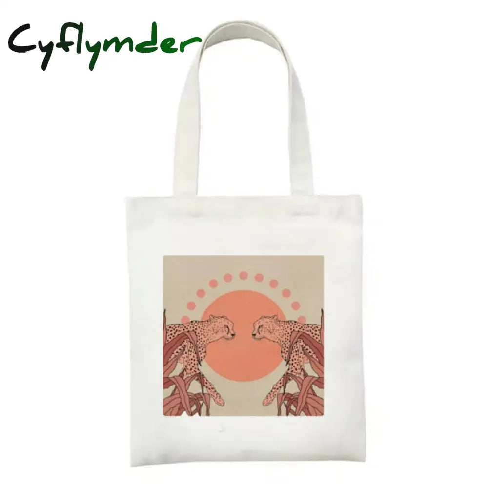 Cyflymder Women Canvas Shopping Bag Large Type Books Female Cotton Cloth Shoulder Eco Handbag Tote