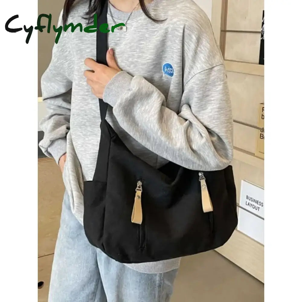 Cyflymder Women Crossbody Bag Luxury Designer Oblique Cross Single Shoulder Bag Large Capacity Handbags Retro Fanny