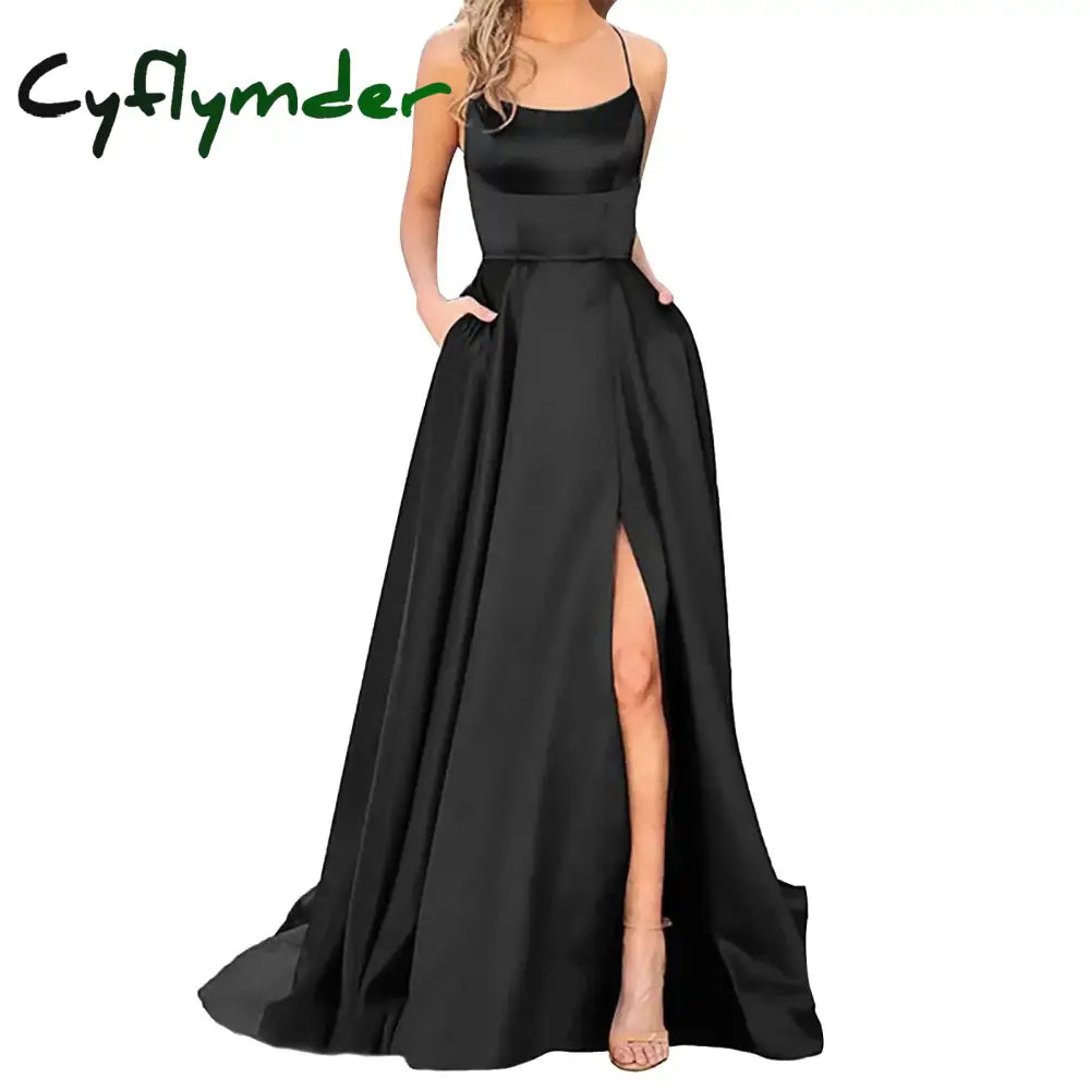 Cyflymder Women Dress Elegant Vintage Ladies Backless Long Dresses Wine Party Prom Wedding Floor