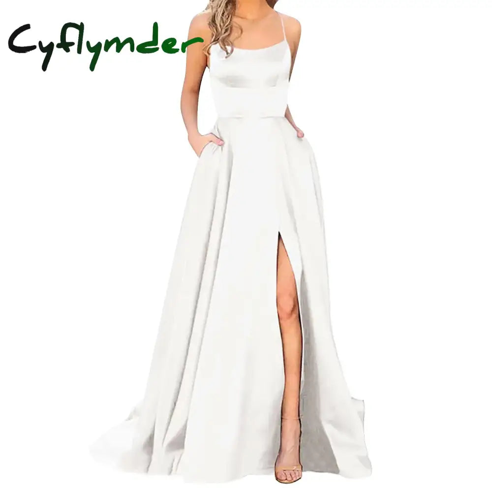 Cyflymder Women Dress Elegant Vintage Ladies Backless Long Dresses Wine Party Prom Wedding Floor