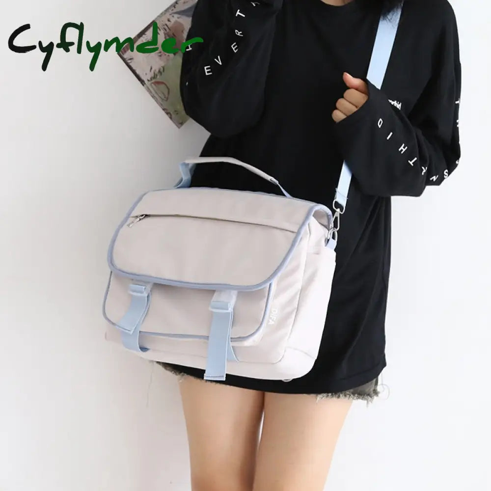 Cyflymder Women Fashion Multifunctional Bag New Trendy Crossbody Simple Female School Shoulder