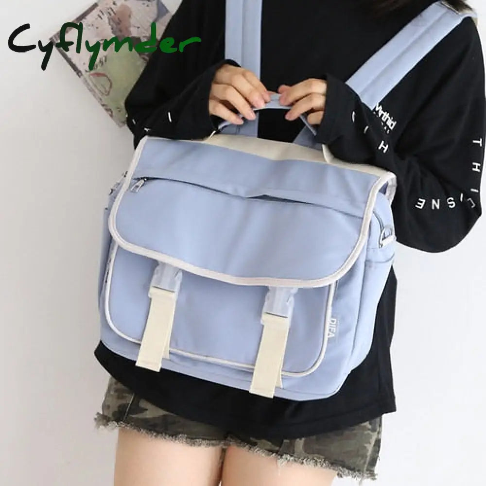 Cyflymder Women Fashion Multifunctional Bag New Trendy Crossbody Simple Female School Shoulder