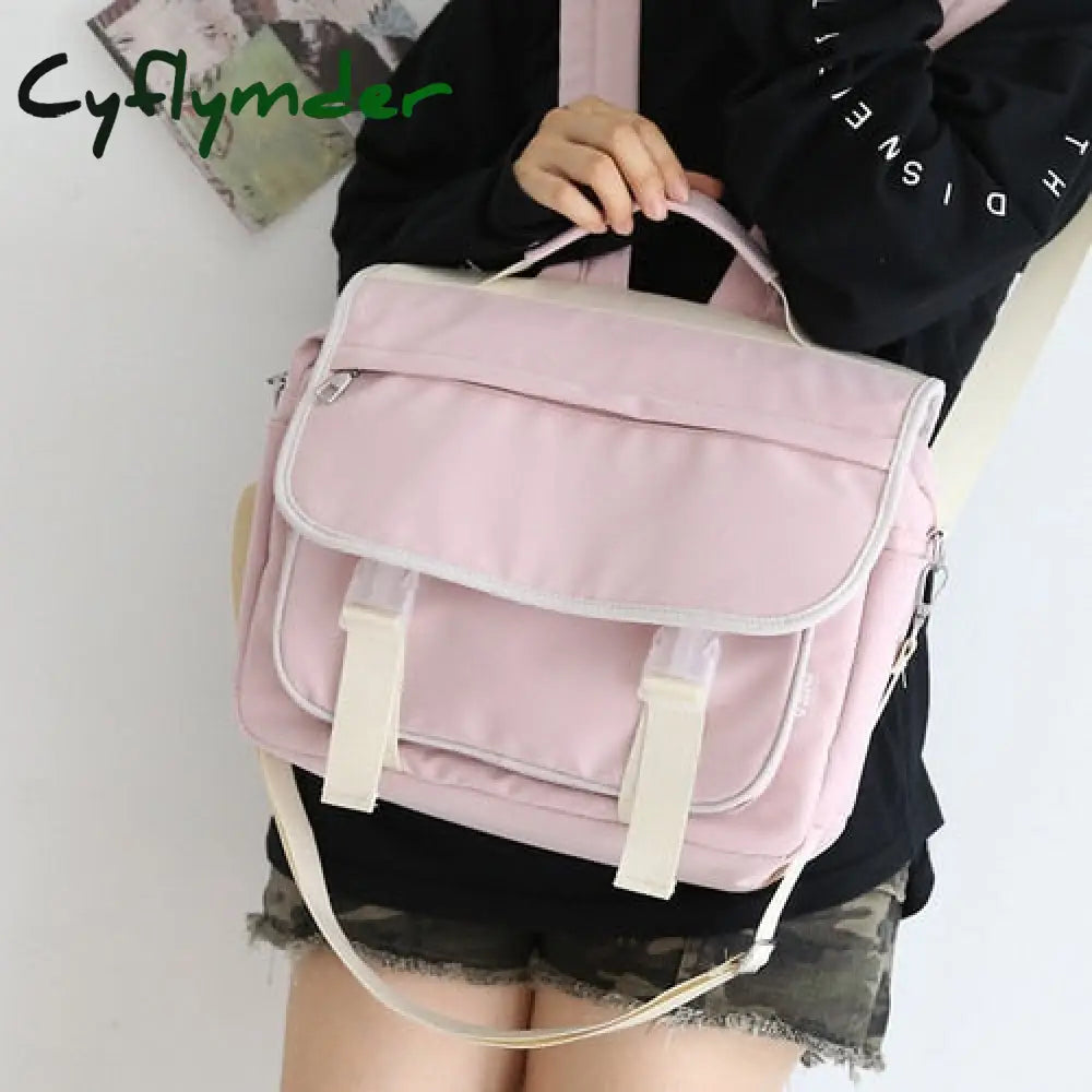 Cyflymder Women Fashion Multifunctional Bag New Trendy Crossbody Simple Female School Shoulder