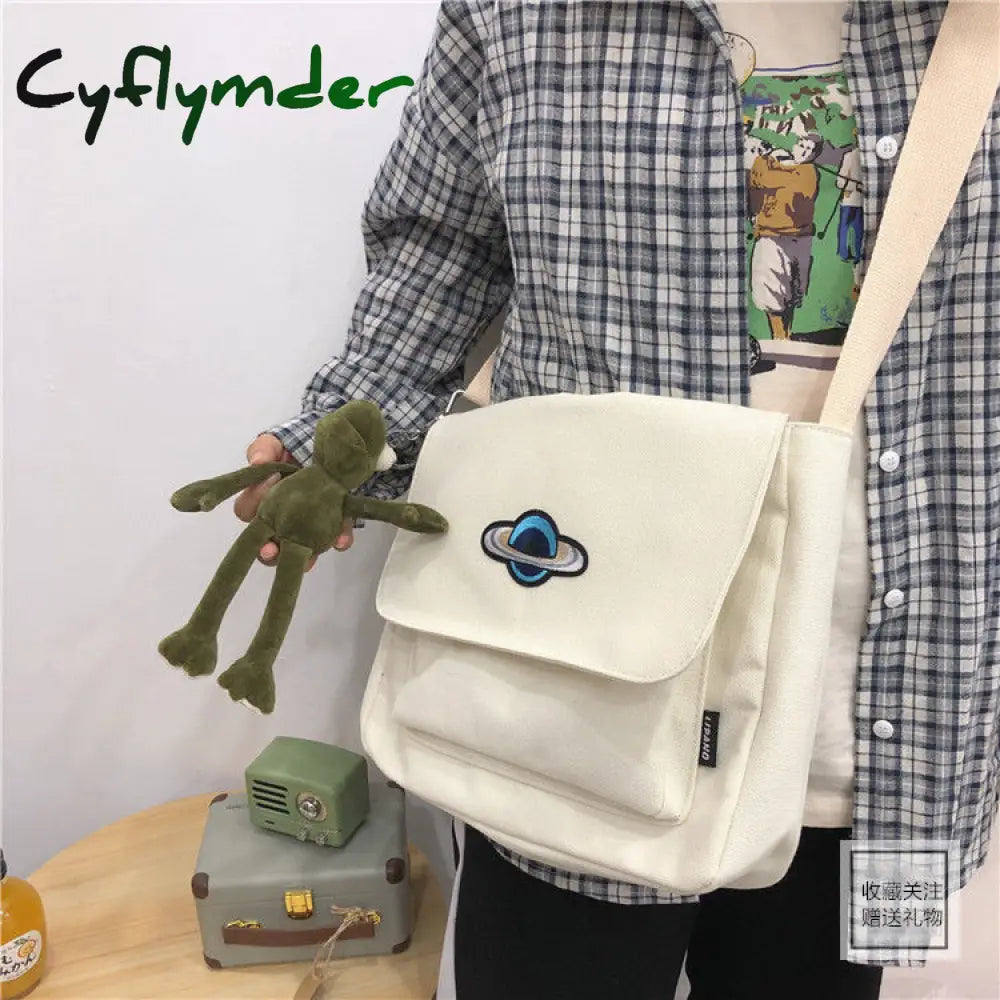 Cyflymder Women Fashion Shoulder Bags Multifunction Canvas Crossbody Bag Retro Handbags Travel