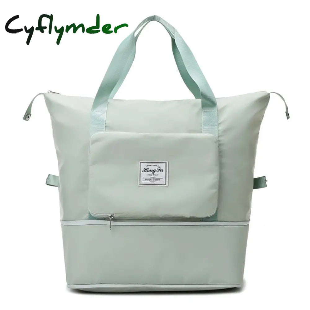 Cyflymder Women Foldable Large Capacity Gym Bags Shoulder Bag Training Travel Handle Handbag Yoga