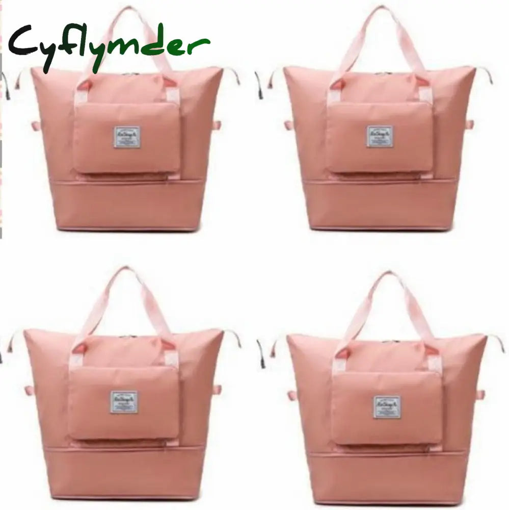 Cyflymder Women Foldable Large Capacity Gym Bags Shoulder Bag Training Travel Handle Handbag Yoga