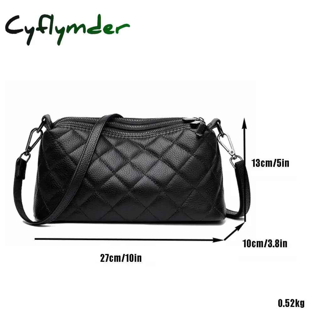 Cyflymder Women Handbag 100% Genuine Leather Shoulder Bag Luxury Brand High-Capacity High Quality