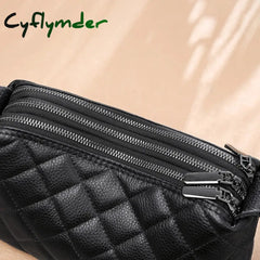 Cyflymder Women Handbag 100% Genuine Leather Shoulder Bag Luxury Brand High-Capacity High Quality