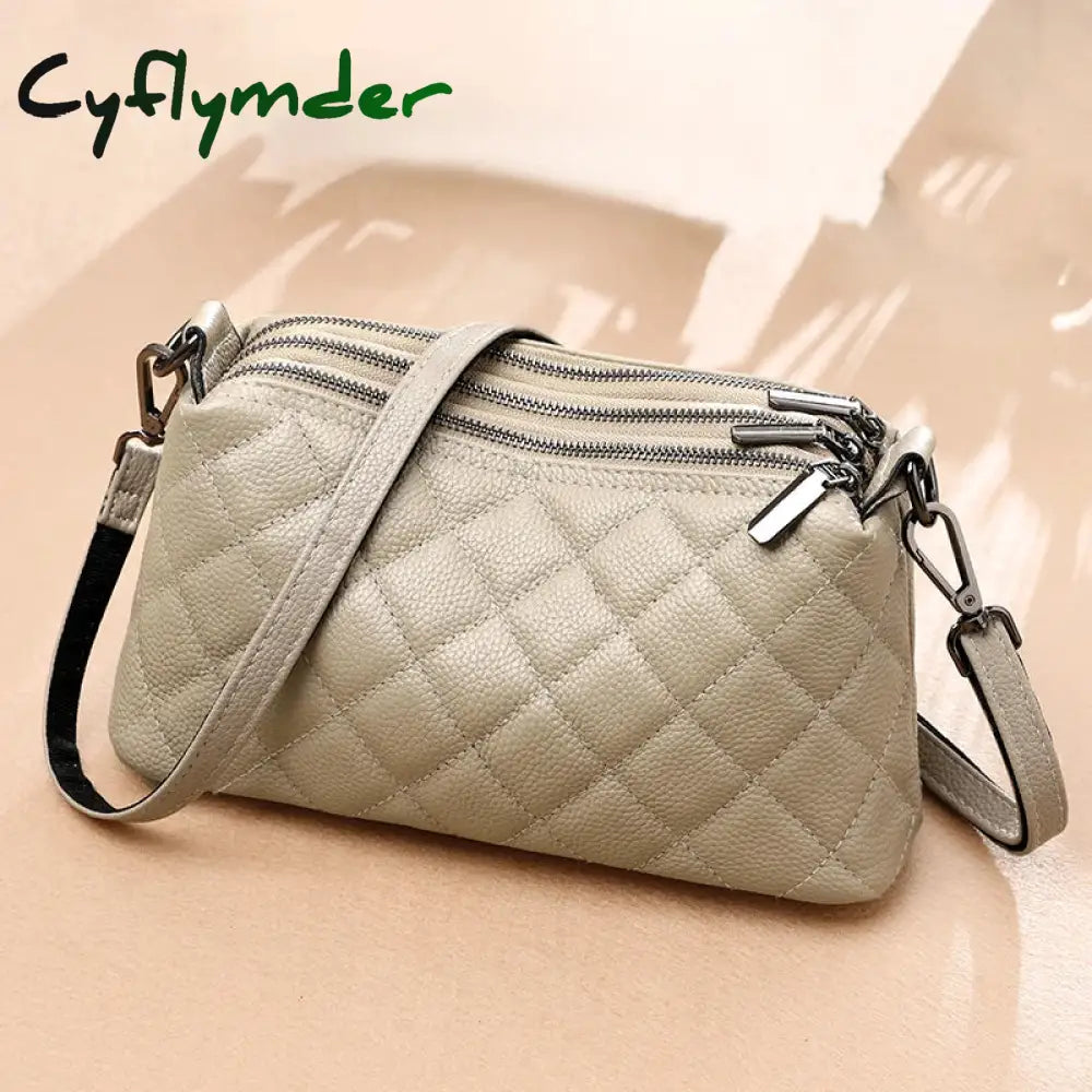 Cyflymder Women Handbag 100% Genuine Leather Shoulder Bag Luxury Brand High-Capacity High Quality