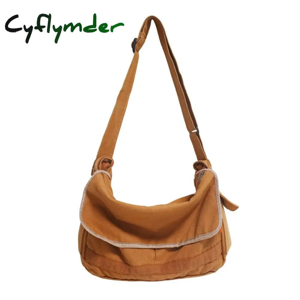 Cyflymder Women Handbag Canvas Female Shoulder Bags Designer Women’s Messenger Ladies Casual