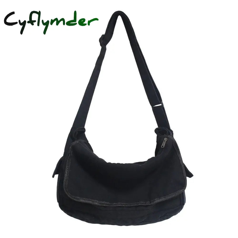 Cyflymder Women Handbag Canvas Female Shoulder Bags Designer Women’s Messenger Ladies Casual