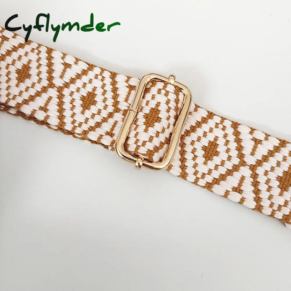 Cyflymder Women Handbag Wide 3.8Cm Belt Shoulder Crossbody Bag Strap Replacement Adjustable Part