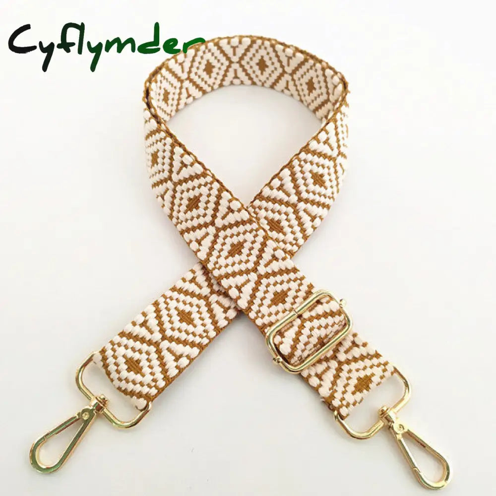 Cyflymder Women Handbag Wide 3.8Cm Belt Shoulder Crossbody Bag Strap Replacement Adjustable Part