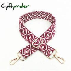 Cyflymder Women Handbag Wide 3.8Cm Belt Shoulder Crossbody Bag Strap Replacement Adjustable Part