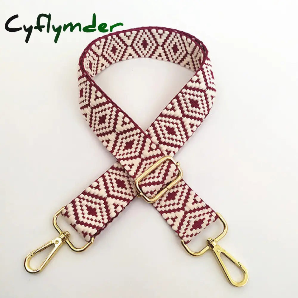 Cyflymder Women Handbag Wide 3.8Cm Belt Shoulder Crossbody Bag Strap Replacement Adjustable Part