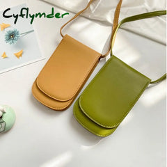 Cyflymder Women Handbags Pu Leather Shoulder Bags Large Capacity Portable Crossbody Phone Purse New