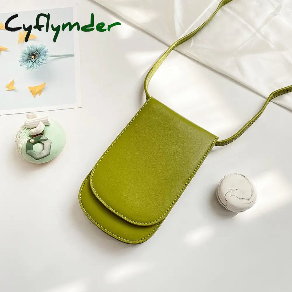 Cyflymder Women Handbags Pu Leather Shoulder Bags Large Capacity Portable Crossbody Phone Purse New