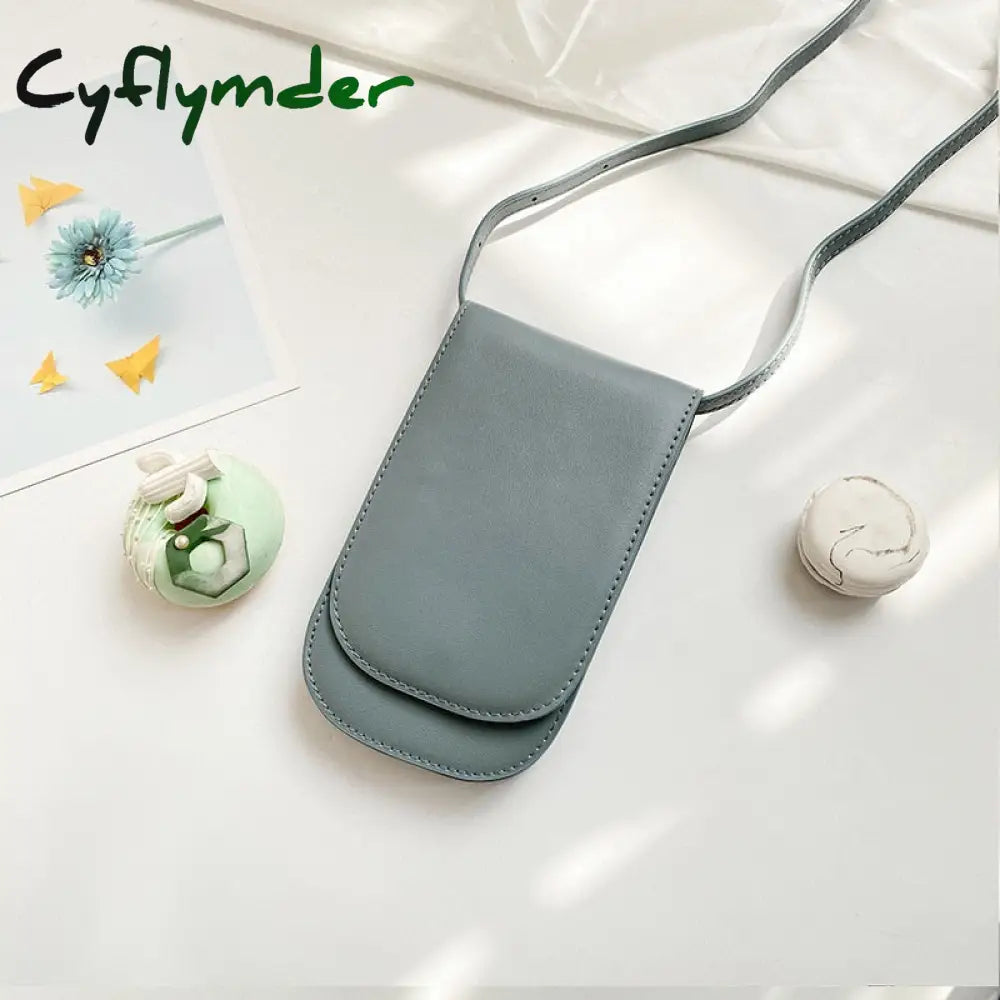 Cyflymder Women Handbags Pu Leather Shoulder Bags Large Capacity Portable Crossbody Phone Purse New