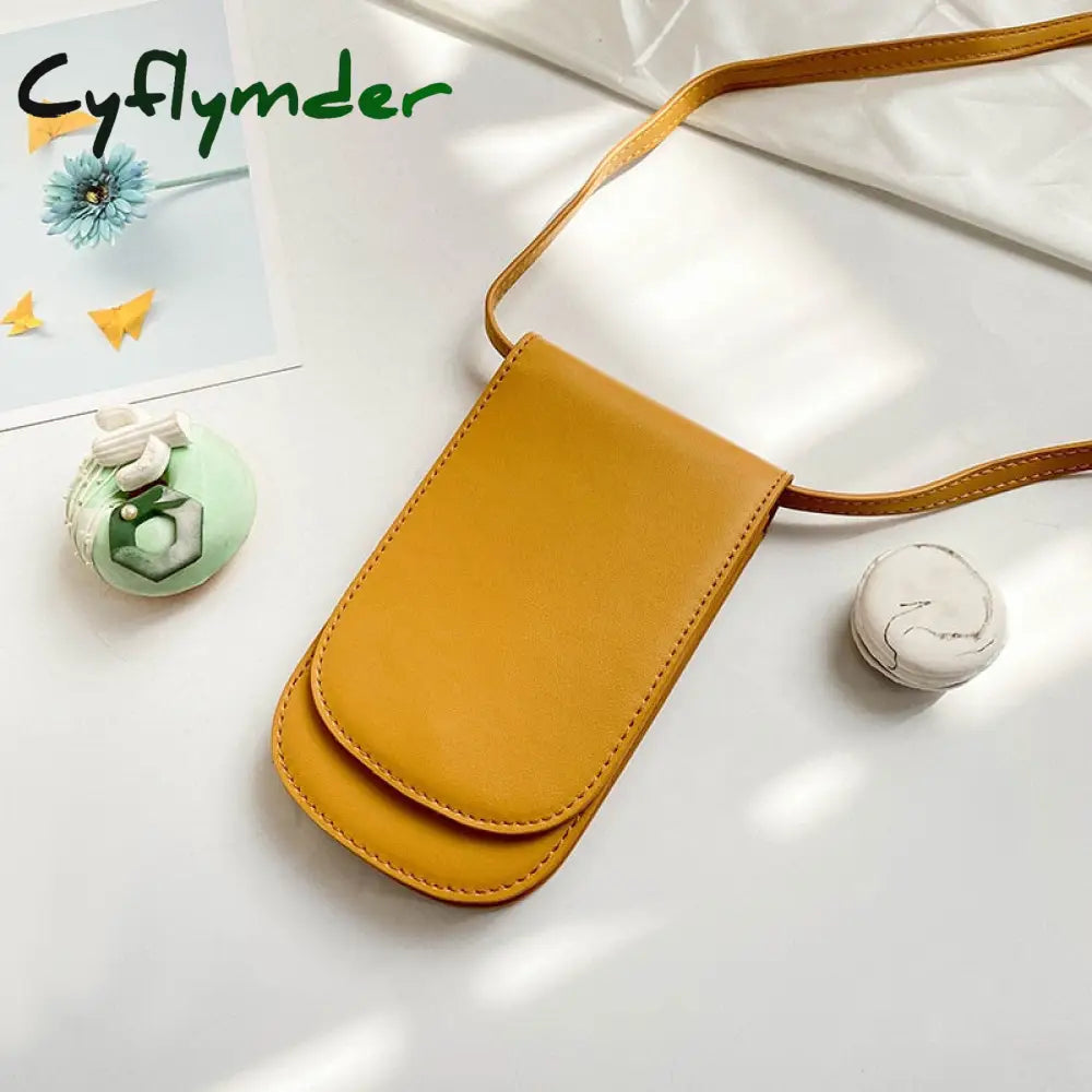 Cyflymder Women Handbags Pu Leather Shoulder Bags Large Capacity Portable Crossbody Phone Purse New