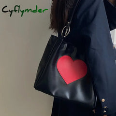 Cyflymder Women Leather Handbags Ladies Patchwork Pattern Top-Handle Bags New Fashion Girls